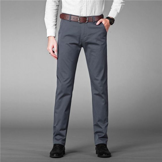 DRESS PANT CROSS POCKET GREY