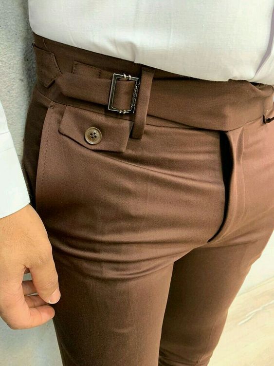 Men Choco Brown Gurkha Pant in Pakistan