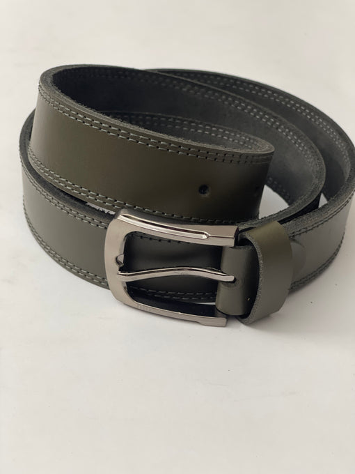 Men Dark Brown Leather Belt in Pakistan