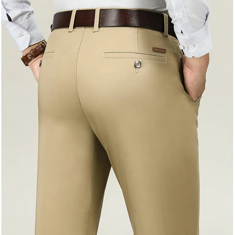 Cross Pocket Camel Dress Pant in Pakistan