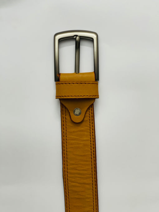 Light Brown Leather Dress Belt in Pakistan