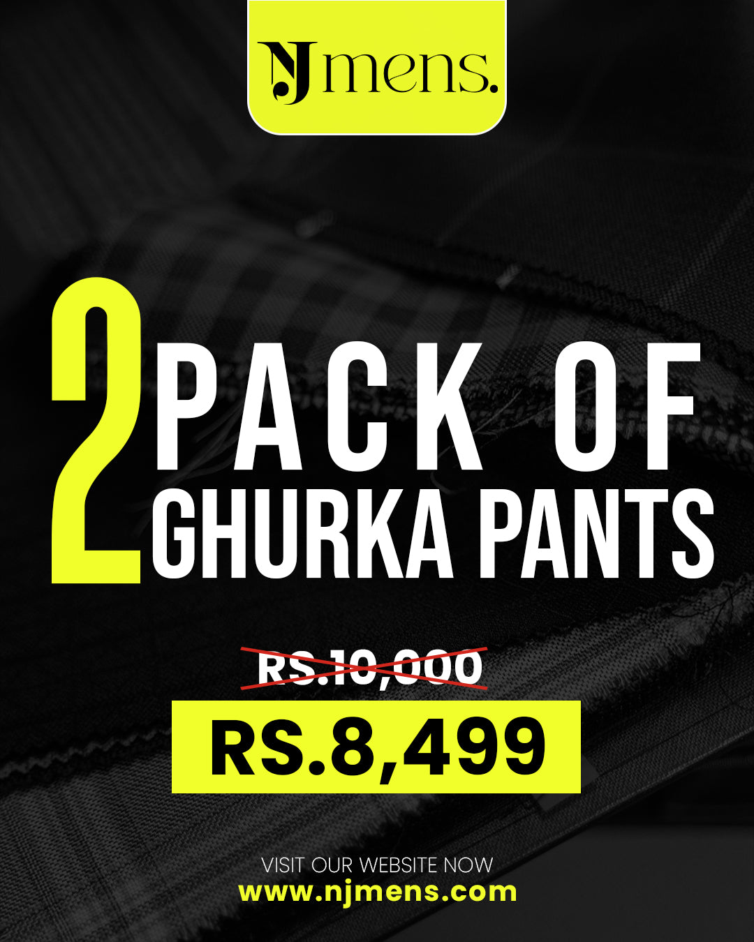 Pack Of 2 Ghurka Pants