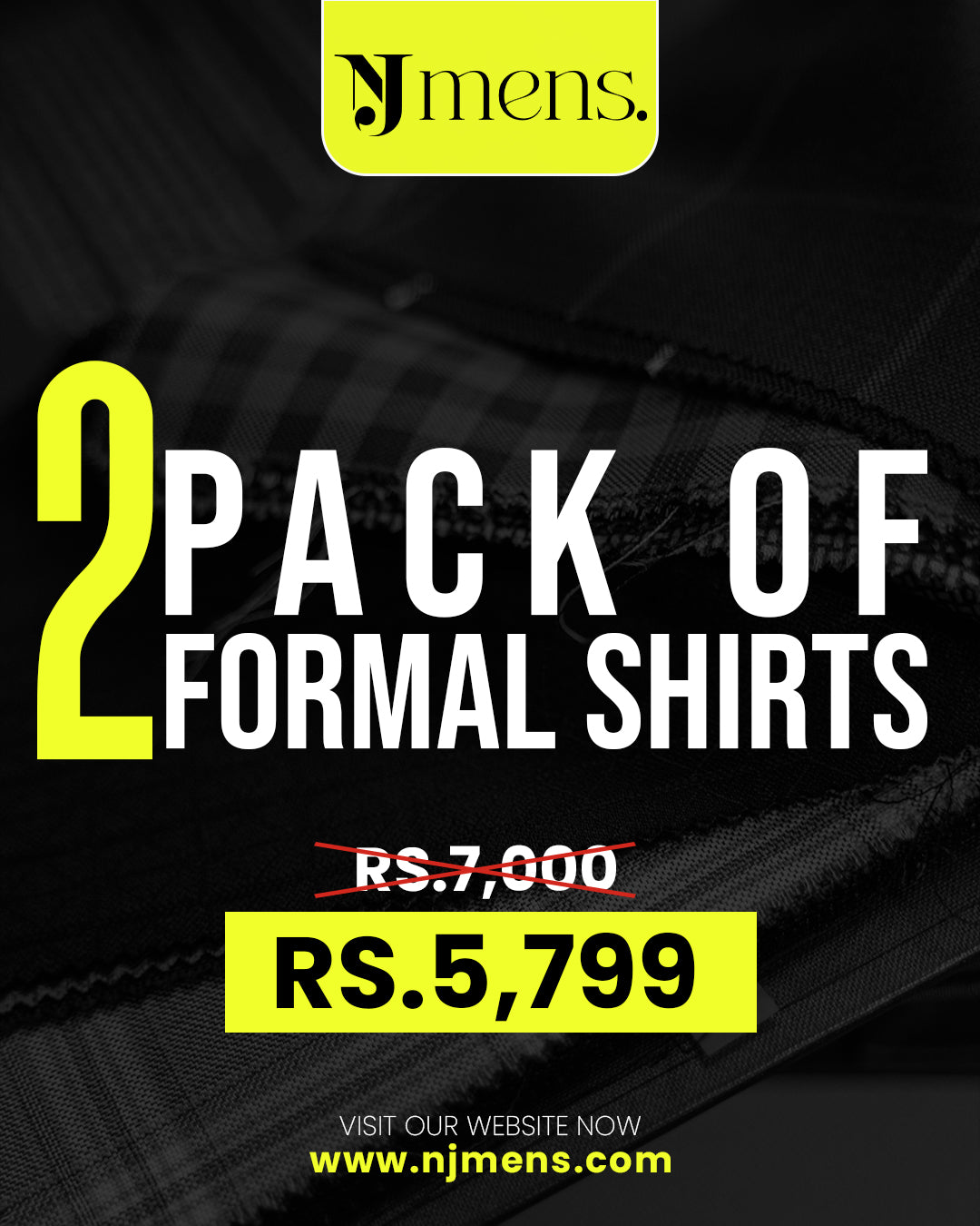 Pack Of 2 Formal Shirts