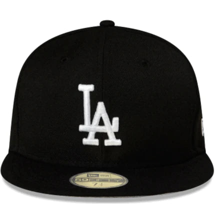 NEW ERA 59FIFTY FITTED CAP LOS ANGELES DODGERS - BLACK / WHITE